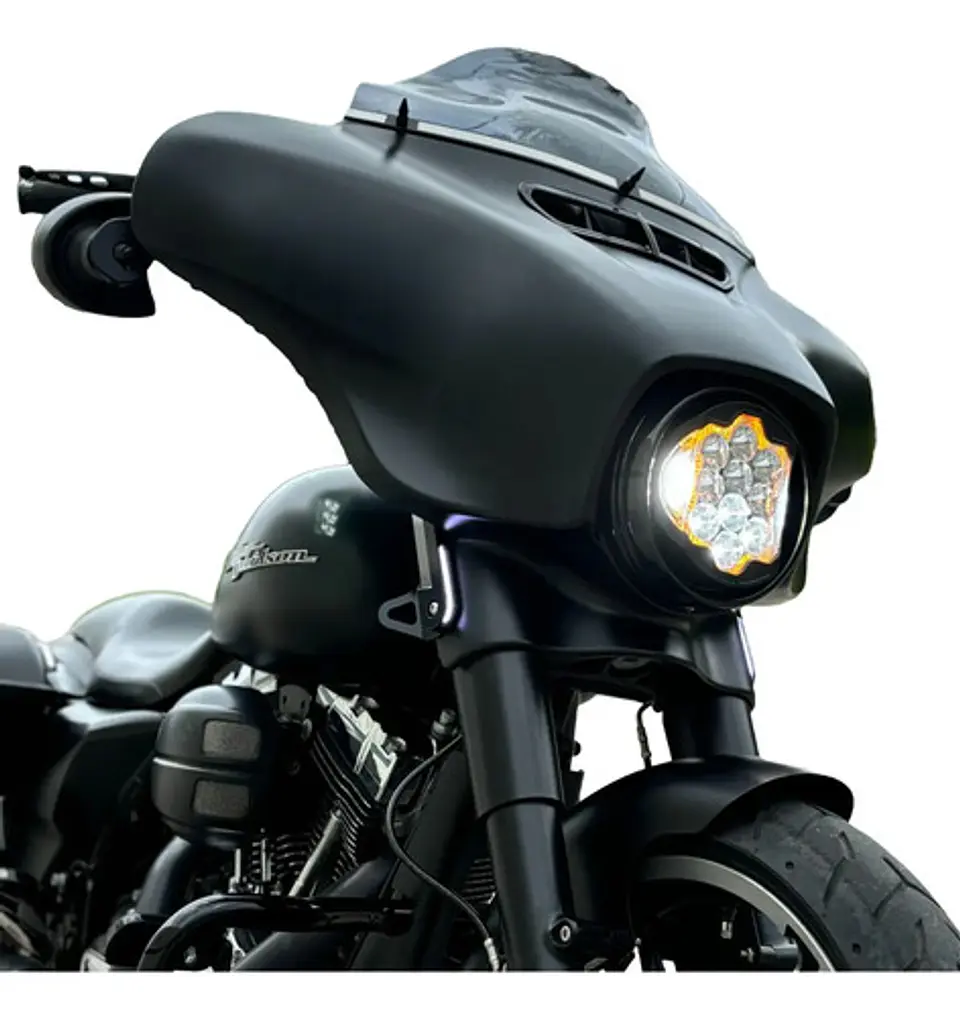 Hogworkz Harley-davidson Touring Silvertooth Headlight 1
