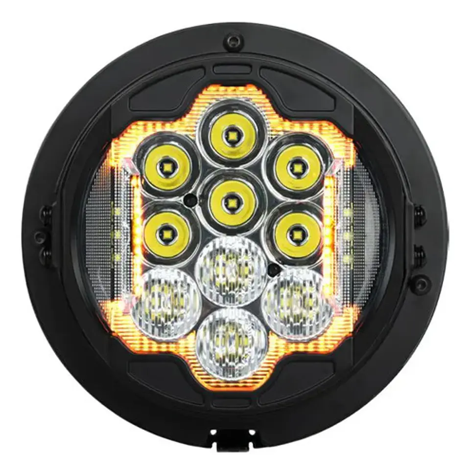 Hogworkz Harley-davidson Touring Silvertooth Headlight 3