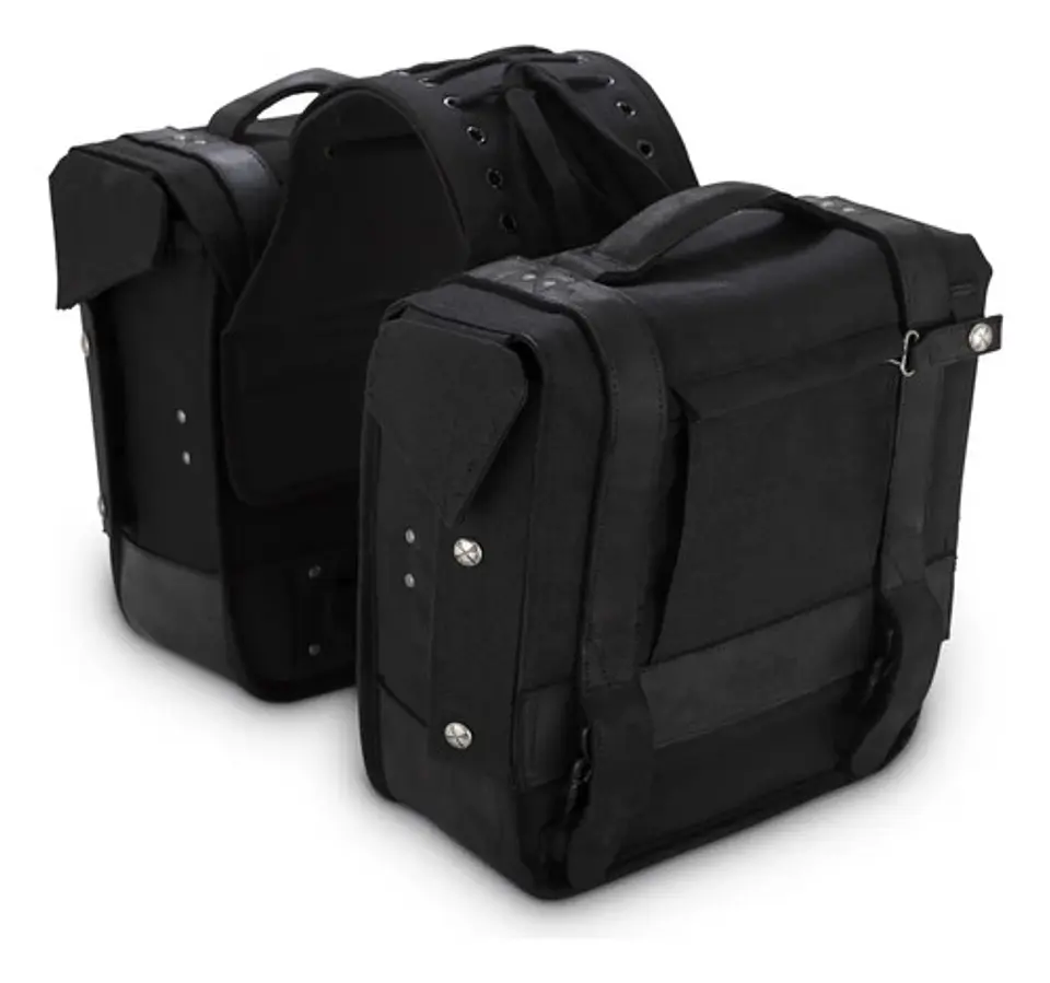 Burly Brand Voyager Throw-over Saddlebags 1
