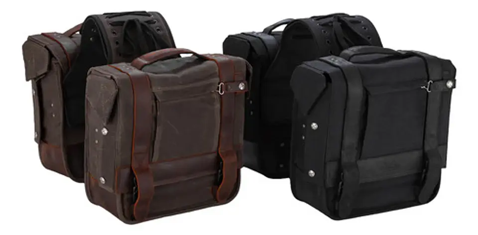 Burly Brand Voyager Throw-over Saddlebags 5