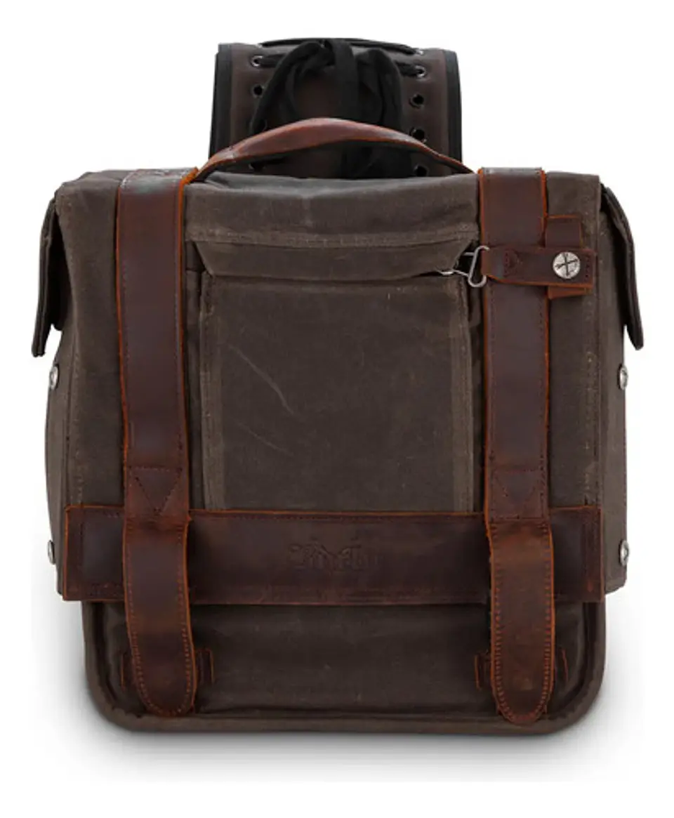 Burly Brand Voyager Throw-over Saddlebags 9