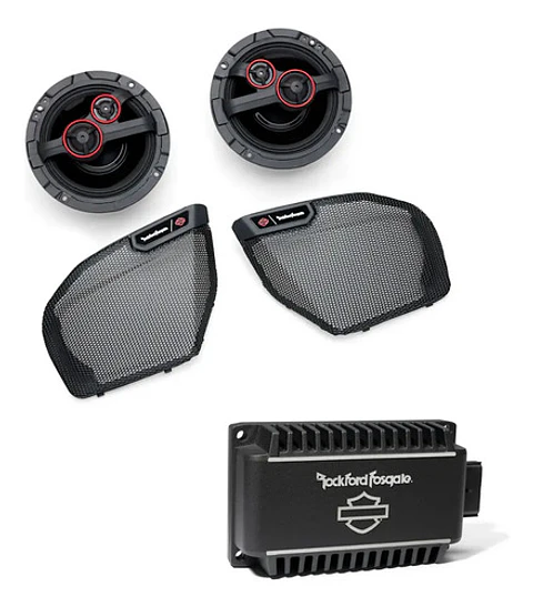 Harley-davidson Road Glide 2023+ Stage 3 Speakers + 500w Amp