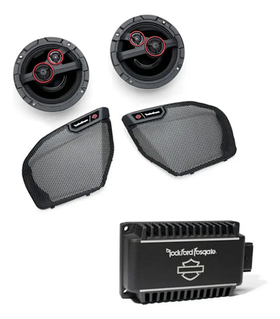 Harley-davidson Road Glide 2023+ Stage 3 Speakers + 500w Amp 2
