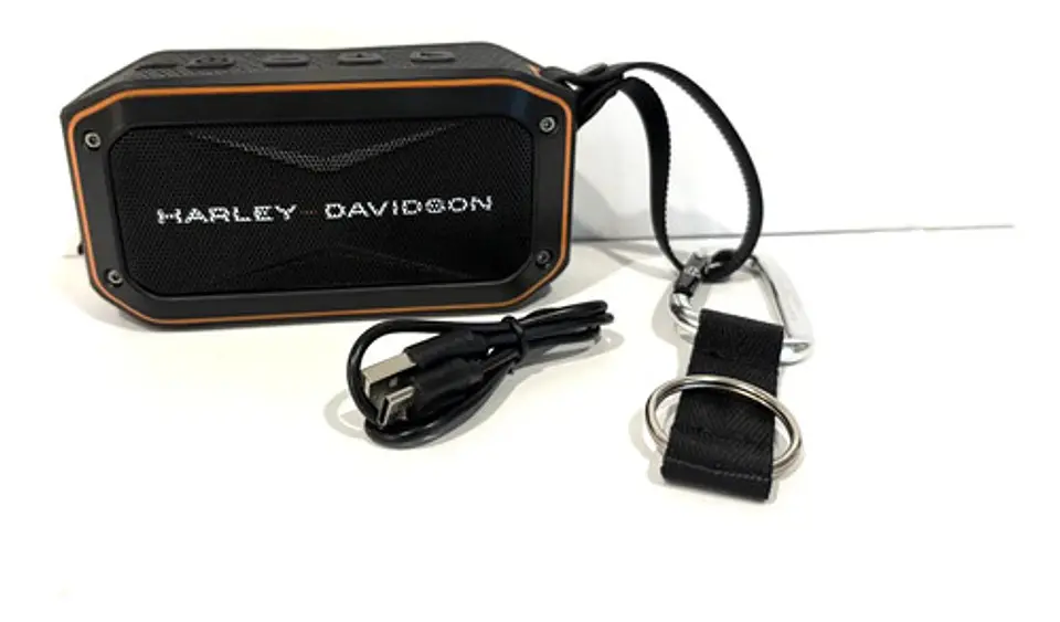 Caixa De Som Bluetooth Portátil Harley-davidson Waterproof 1