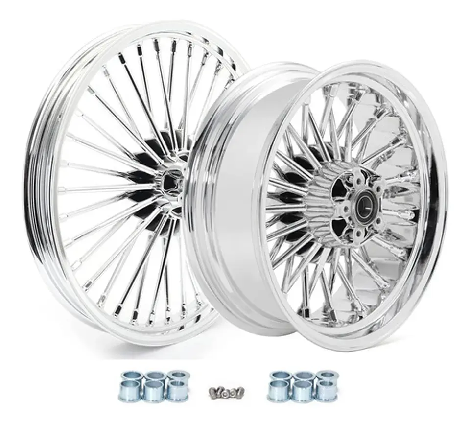 Fat Spoke Wheel 21x2.15 X 16x5.5 Para Harley-davidson 1