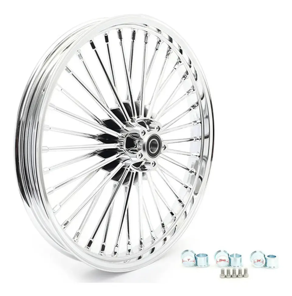 Fat Spoke Wheel 21x2.15 X 16x5.5 Para Harley-davidson 2
