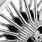 Fat Spoke Wheel 21x2.15 X 16x5.5 Para Harley-davidson - Thumbnail 5