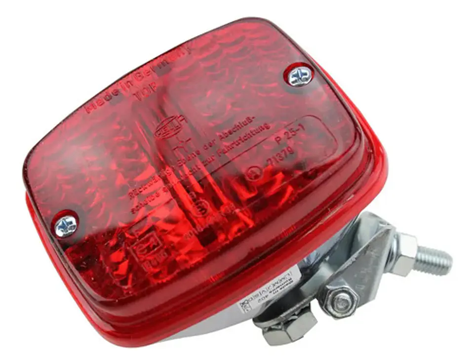 Hella Rear Red Halogen Fog Light 003030151 For Porsche 914 3