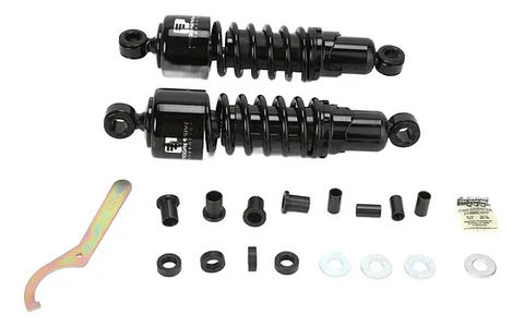 Progressive 412 Series Black 13 Rear Shocks Harley-davidson