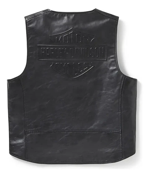 Harley-davidson Men's Bar & Shield Leather Vest