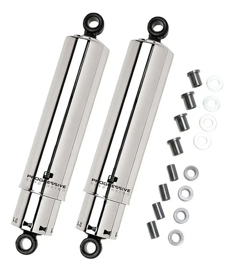 Progressive 412 Series 11 Pol. Chrome Cover Harley Dyna