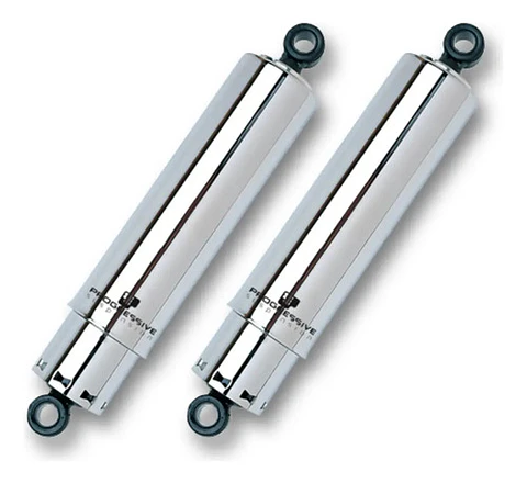 Progressive 412 Series 11 Pol. Chrome Cover Harley Dyna