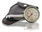 Porsche Classic Tire Pressure Gauge With Leather Case - Thumbnail 2