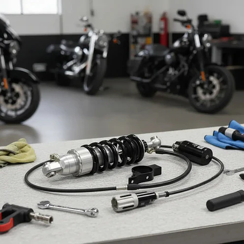Harley-davidson Screamin Eagle/öhlins Remote Reservoir Rear