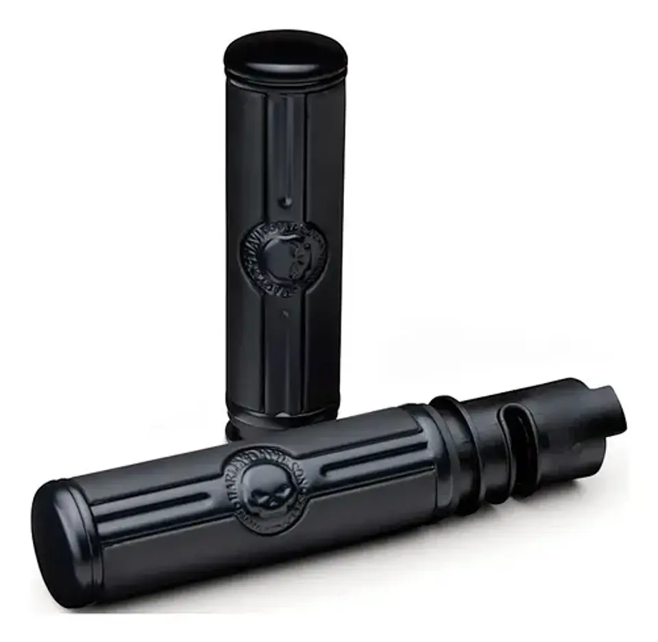Harley-davidson 2023+ Willie G Skull Handgrips 1