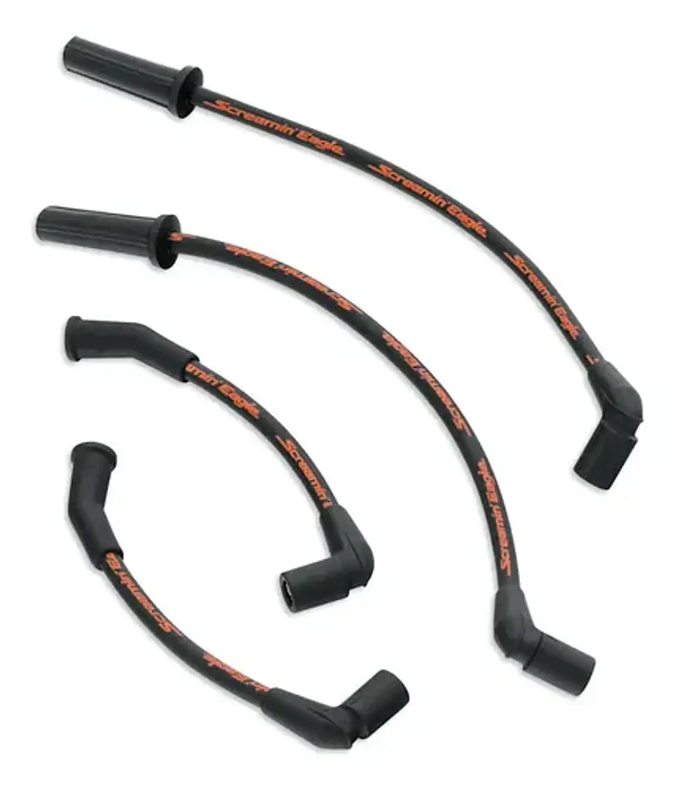 Harley-davidson Screamin Eagle Perf. Spark Plugs 4 + Wires 4 3
