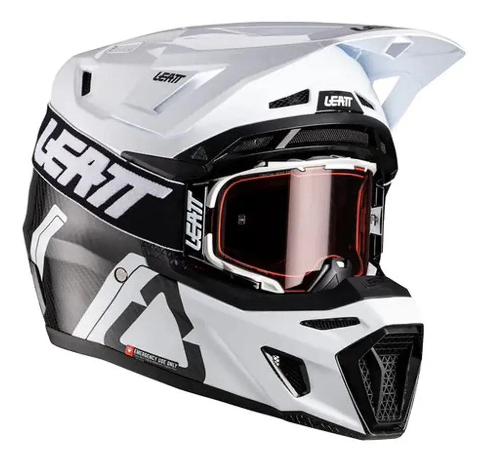 Leatt Helmet Kit Moto 9.5 Carbon With 6.5 Iriz Goggle 4