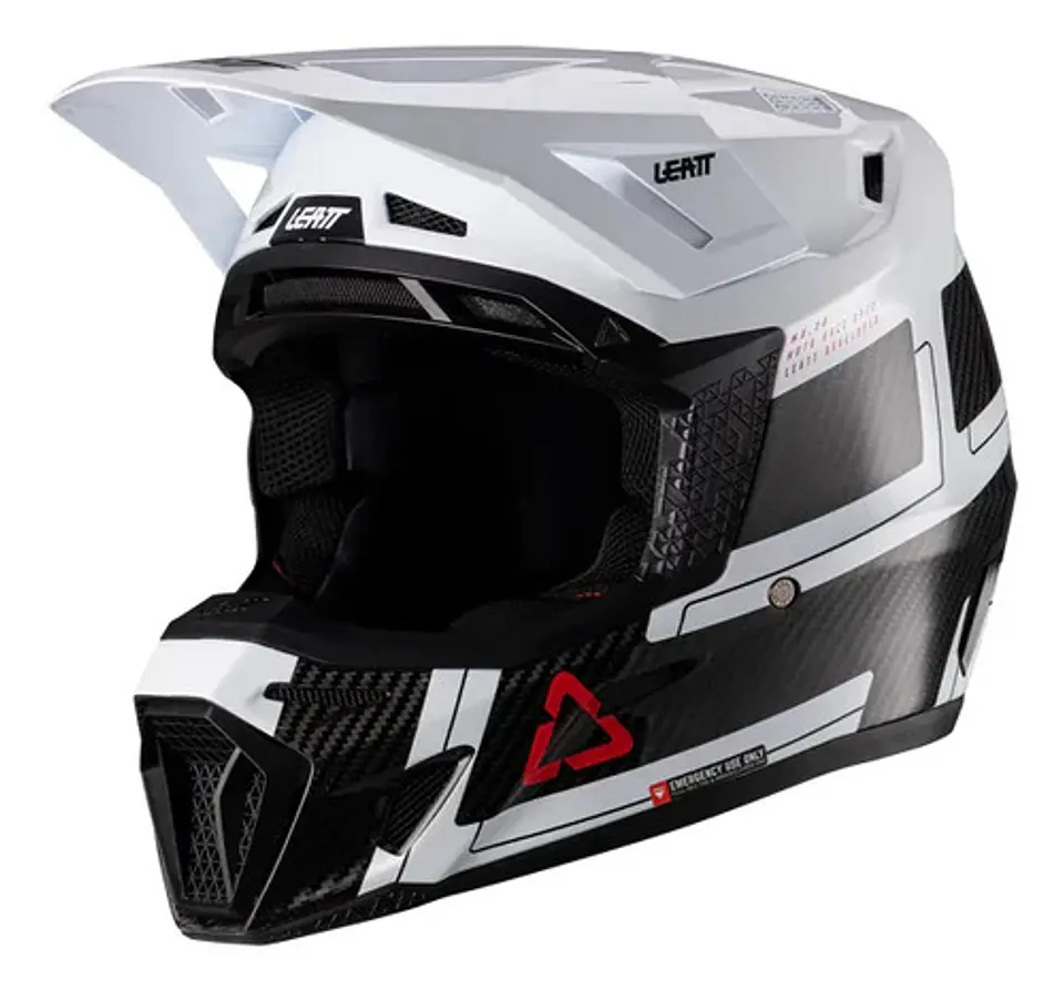 Leatt Helmet Kit Moto 9.5 Carbon With 6.5 Iriz Goggle 7