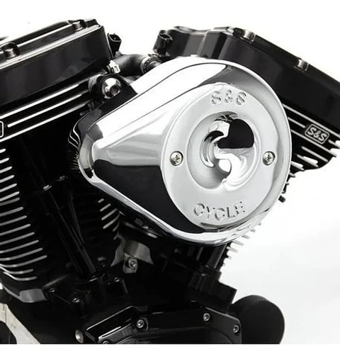 S&s Cycle Teardrop Chrome Stealth Air Cleaner 170-0524b
