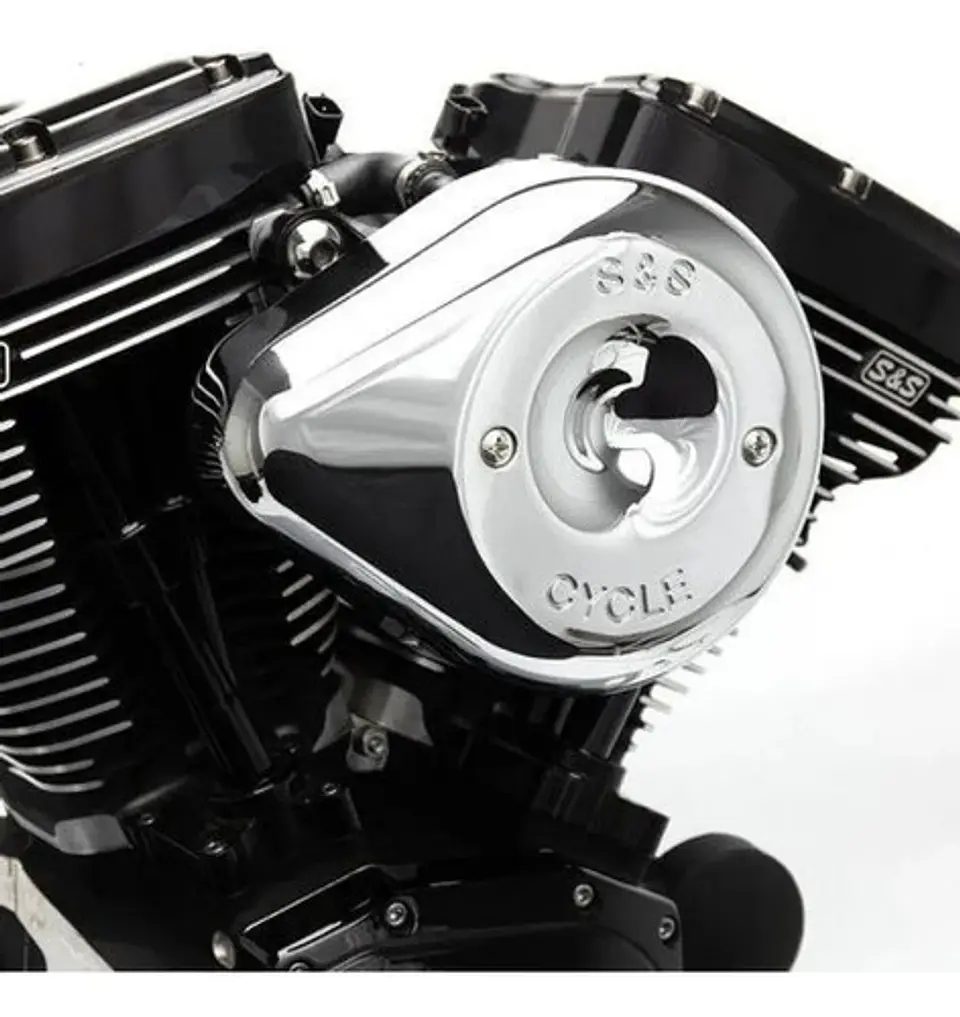 S&s Cycle Teardrop Chrome Stealth Air Cleaner 170-0524b 1