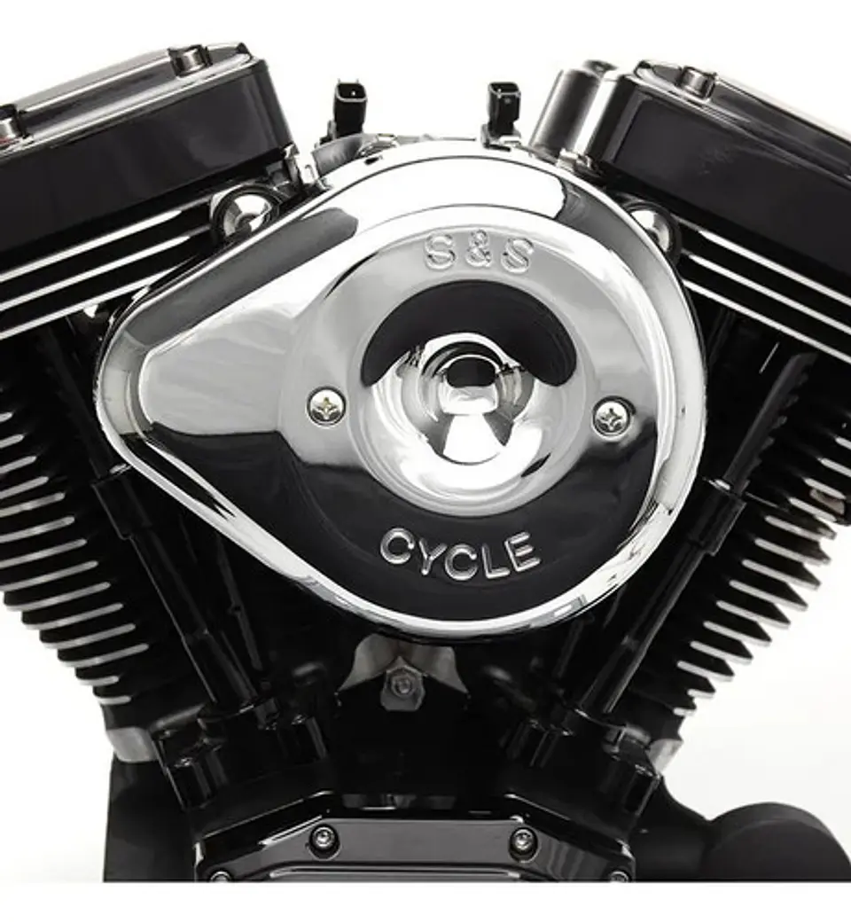S&s Cycle Teardrop Chrome Stealth Air Cleaner 170-0524b 2