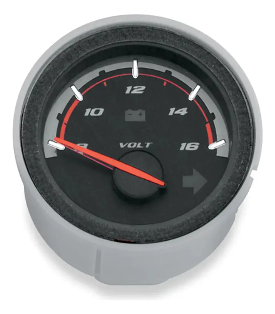Harley-davidson C. Face Voltmeter + Fuel Gauge 3