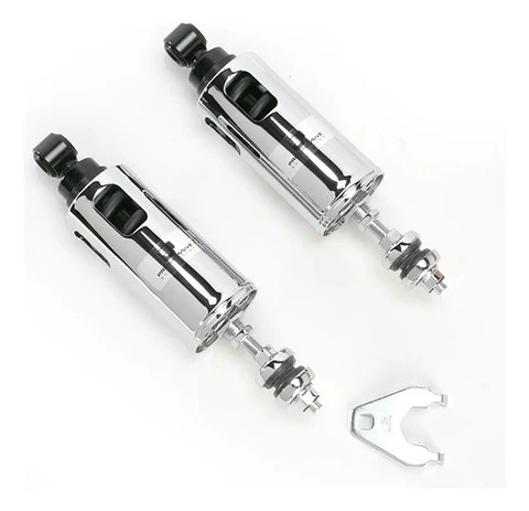 Progressive 422 Series Chrome Rear Shocks Harley Softail
