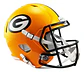 Nfl Green Bay Packers Display Full-size Football Rep Helmet - Thumbnail 3