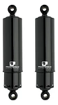 Progressive 412 Series 12 Pol. Black Cover Harley Dyna - Thumbnail 1