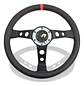 Porsche Sports Steering Wheel Leather Red + Hub Install Kit - Thumbnail 4