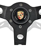 Porsche Sports Steering Wheel Leather Red + Hub Install Kit - Thumbnail 5