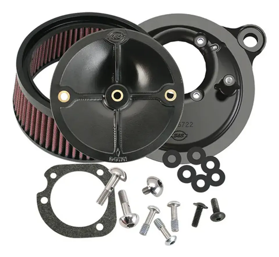 S&s Cycle Stealth Air Cleaner Kit Without Cover Harley 1