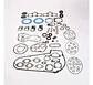 Genuine James Complete Gasket Set Harley-davidson 17029-70 - Thumbnail 2
