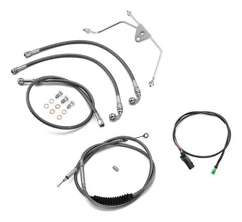 21st Brake Clutch Tbw Cable Kit For Harley Touring 2008-13