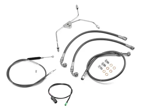 21st Brake Clutch Tbw Cable Kit For Harley Touring 2008-13