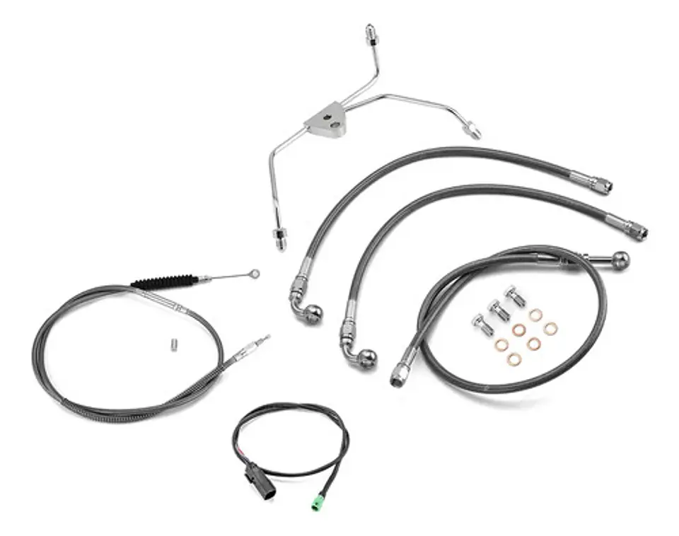 21st Brake Clutch Tbw Cable Kit For Harley Touring 2008-13 2