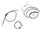 21st Brake Clutch Tbw Cable Kit For Harley Touring 2008-13 - Thumbnail 3
