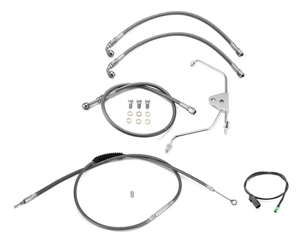 21st Brake Clutch Tbw Cable Kit For Harley Touring 2008-13 4