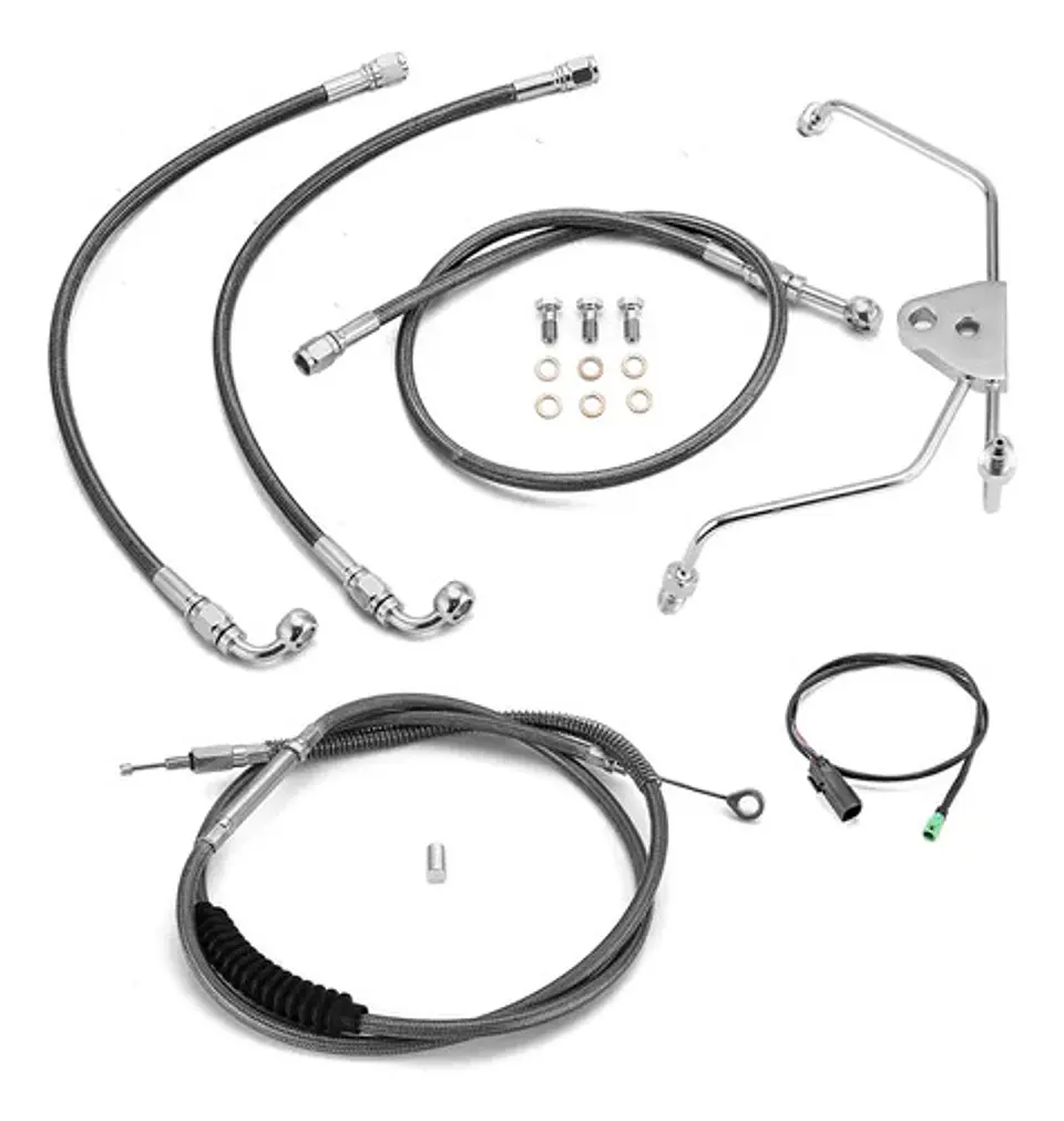 21st Brake Clutch Tbw Cable Kit For Harley Touring 2008-13 5