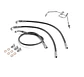 21st Non-abs Black Front Brake Line Kit Harley-davidson Dyna - Thumbnail 1