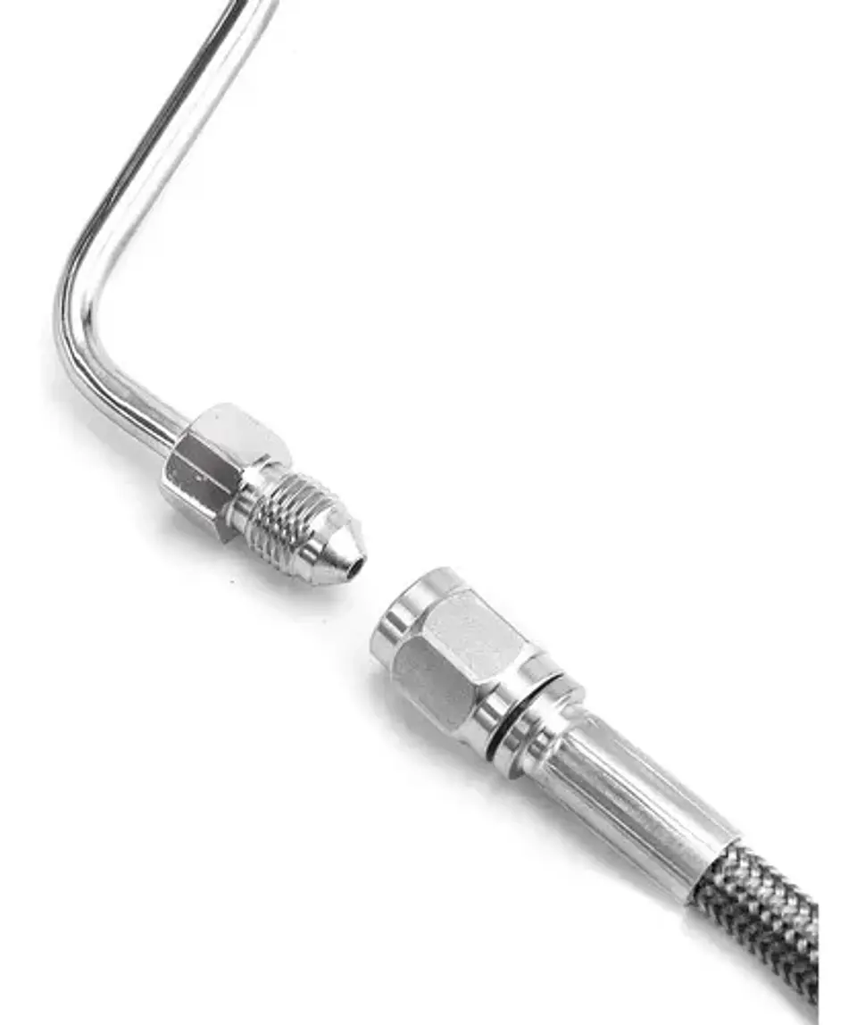21st Non-abs Black Front Brake Line Kit Harley-davidson Dyna 3