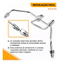 21st Non-abs Black Front Brake Line Kit Harley-davidson Dyna - Thumbnail 6