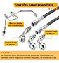 21st Non-abs Black Front Brake Line Kit Harley-davidson Dyna - Thumbnail 7