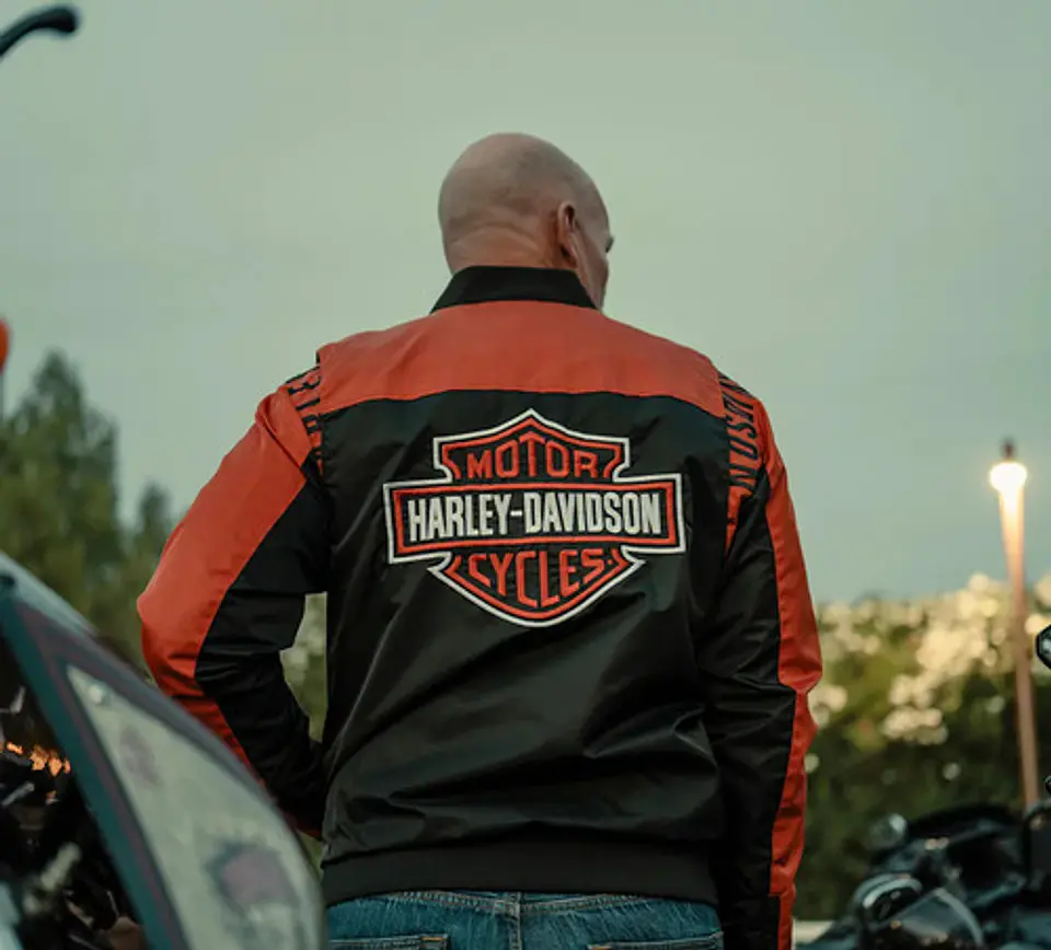 Harley-davidson Men's H-d Mainstreet Nylon Bomber Jacket 1