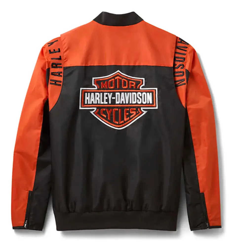 Harley-davidson Men's H-d Mainstreet Nylon Bomber Jacket 2