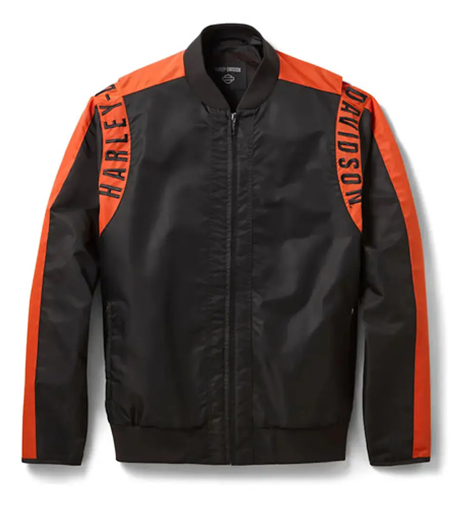 Harley-davidson Men's H-d Mainstreet Nylon Bomber Jacket 3