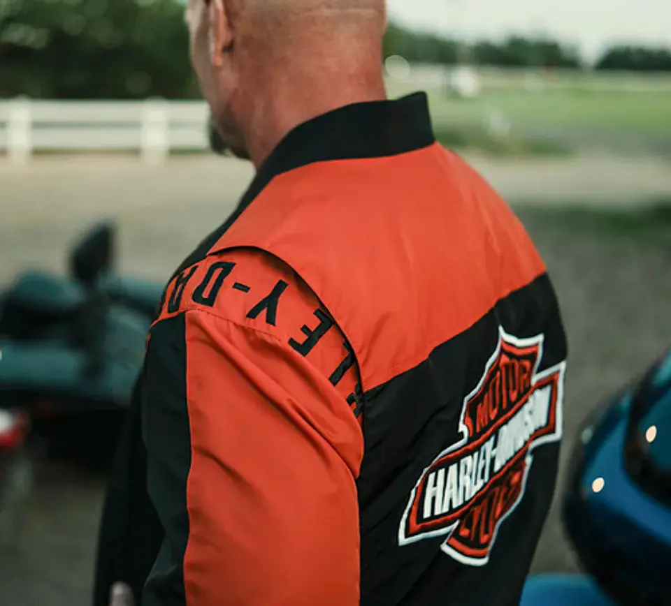 Harley-davidson Men's H-d Mainstreet Nylon Bomber Jacket 4