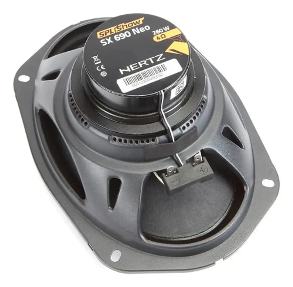 Alto Falante Hertz Sx 690 Neo 6x9  4 Ohms Coaxial 260w 4