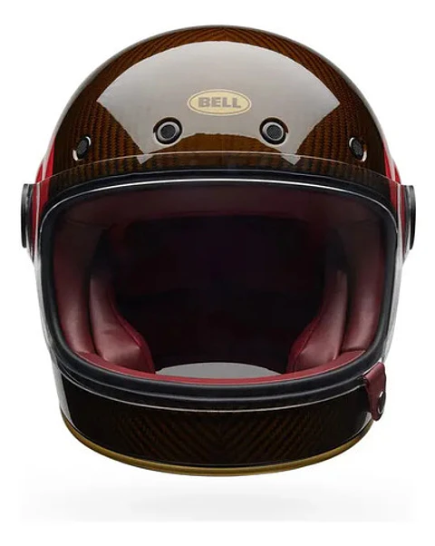 Bell Bullitt Gt Carbon Helmet Tt Gloss Red Gold