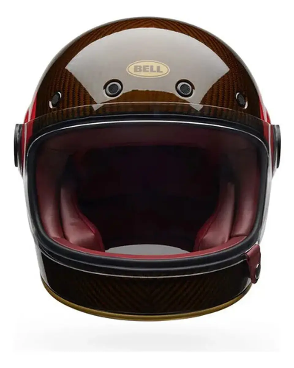 Bell Bullitt Gt Carbon Helmet Tt Gloss Red Gold 2